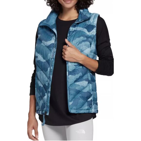THE NORTH FACE Alpz 2.0 Down Puffer Vest Mallard Blue Camouflage | Medium - Picture 1 of 13